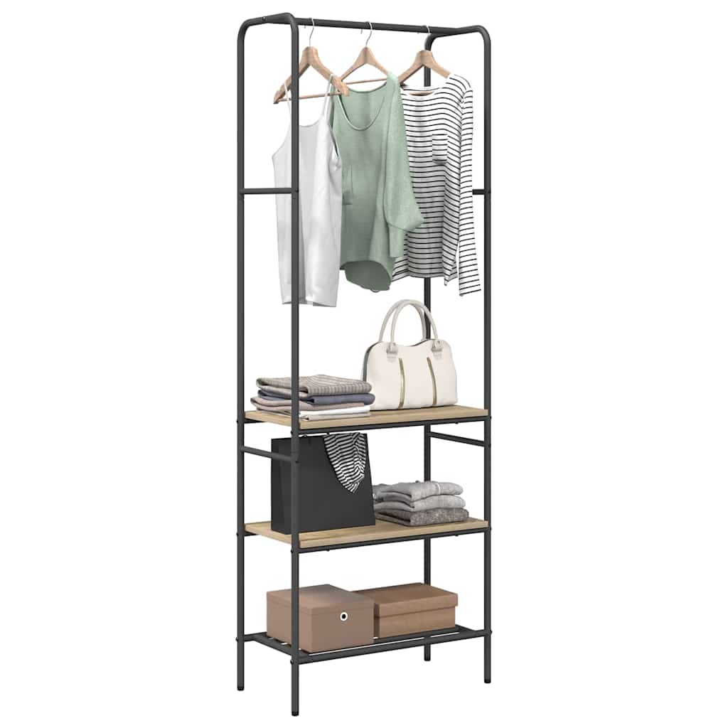 Riidepuu Sonoma tamm 60 x 30 x 171 cm Tehispuit