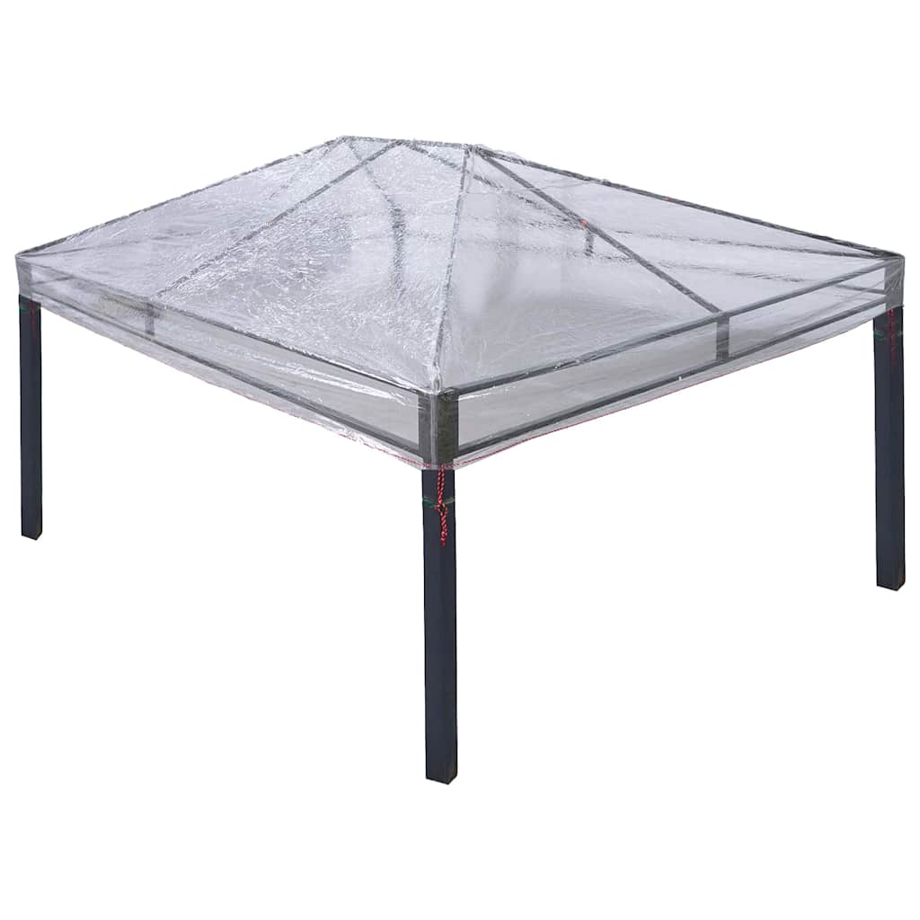 Gazebo katte vahetus 400 x 300 x 32 cm Läbipaistev PVC