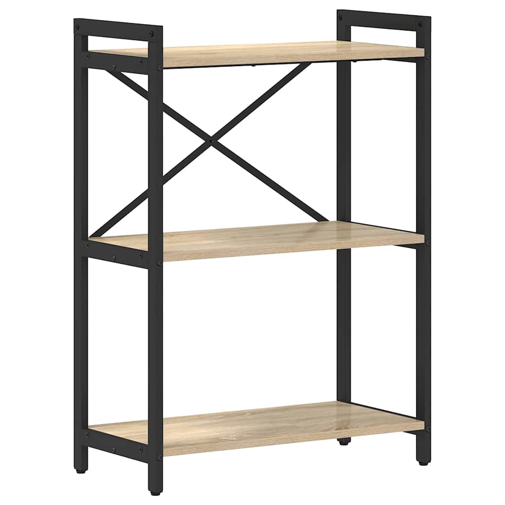Raamatukapp 60 x 30 x 85 cm Tehispuit Sonoma tamm