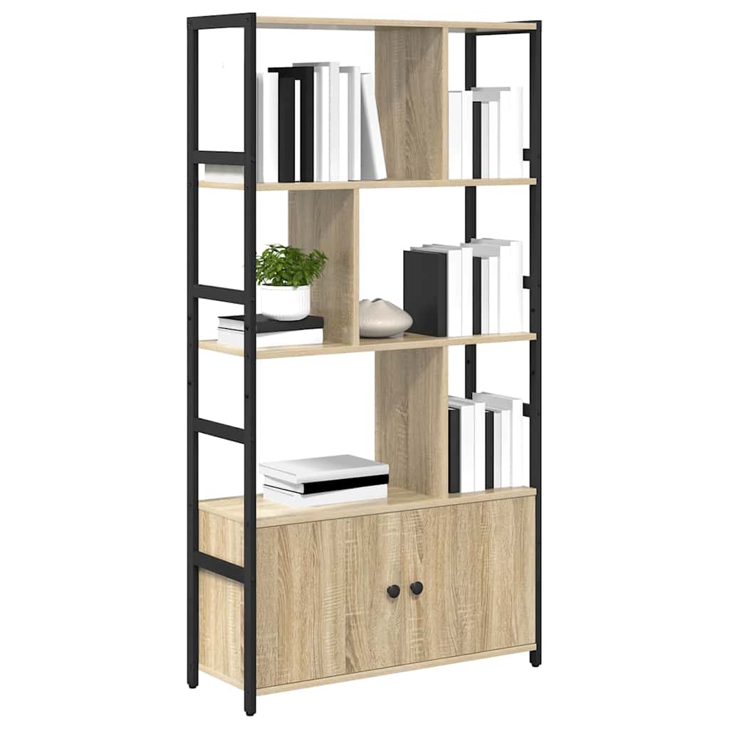 Raamatukapp 80 x 30 x 155,5 cm Tehispuit Sonoma tamm