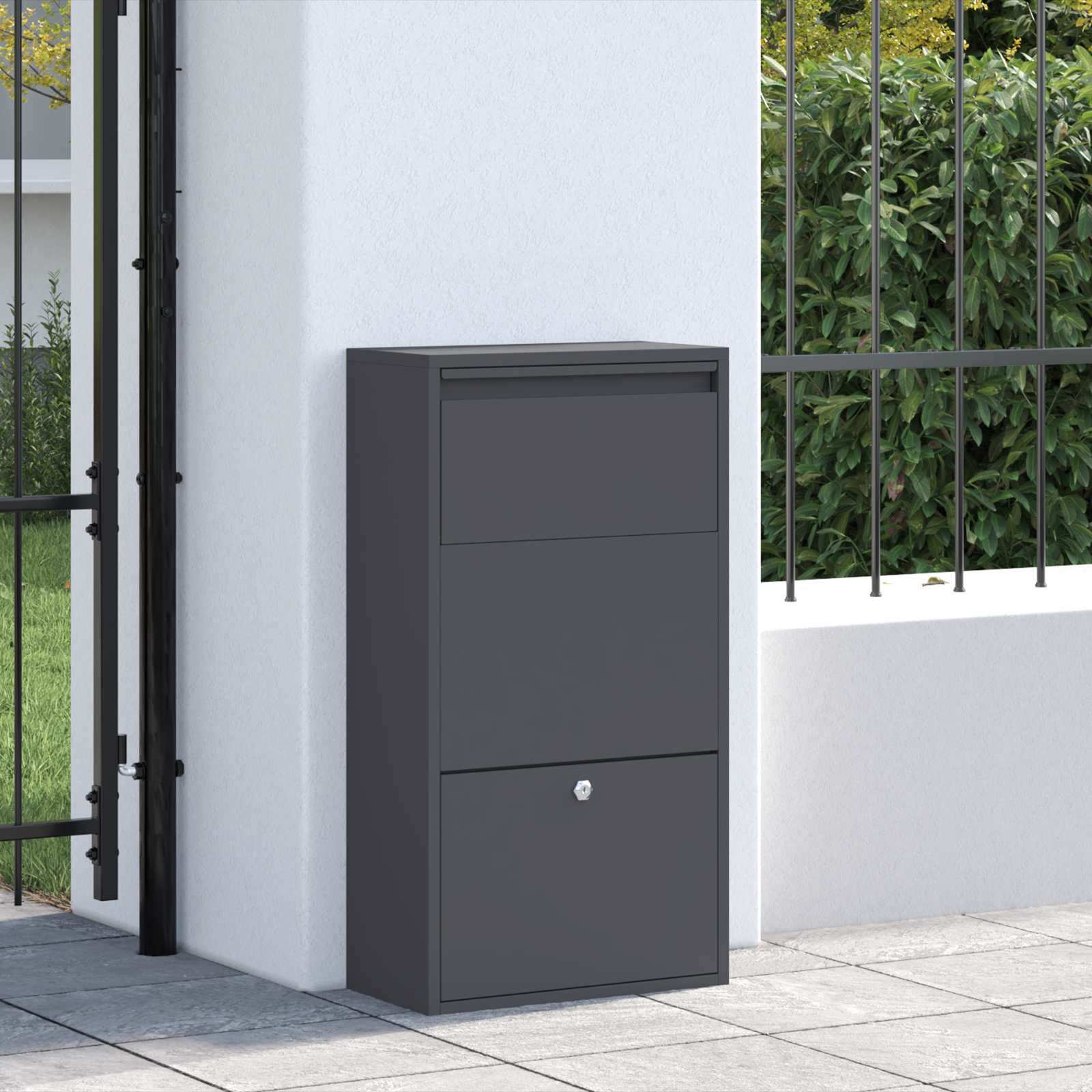 Pakiautomaat ladustamisega Antratsiit 44 x 22 x 82 cm Teras