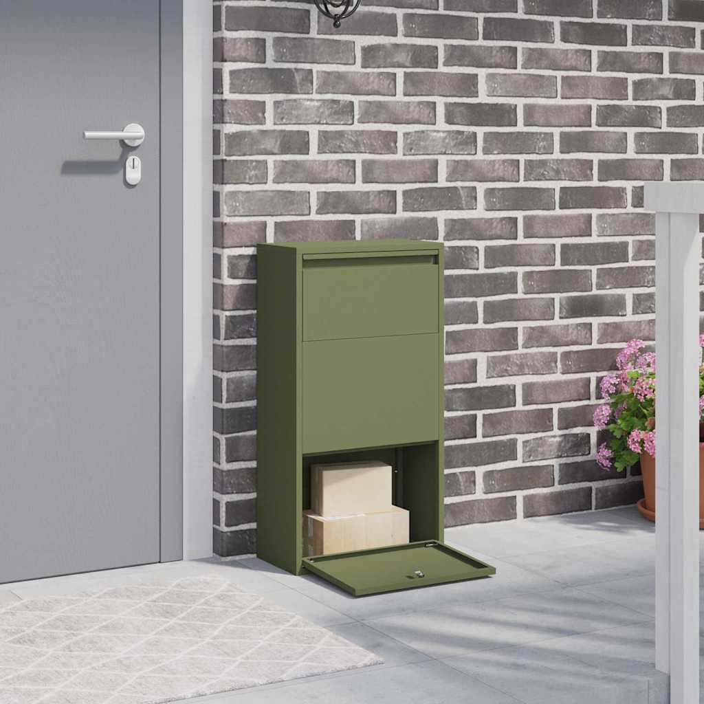 Pakiautomaat uksega Küpset roheline 44 x 22 x 82 cm Teras