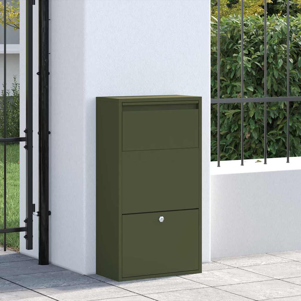 Pakiautomaat uksega Küpset roheline 44 x 22 x 82 cm Teras
