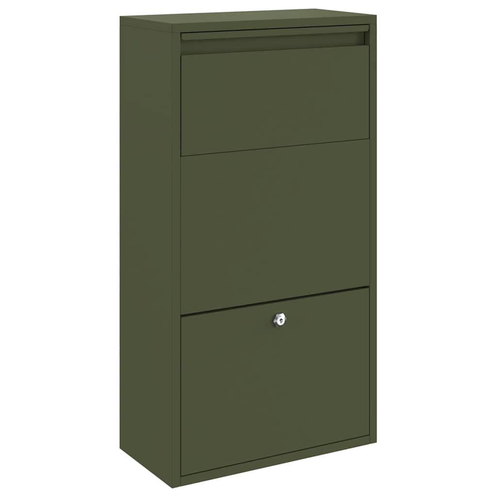 Pakiautomaat uksega Küpset roheline 44 x 22 x 82 cm Teras