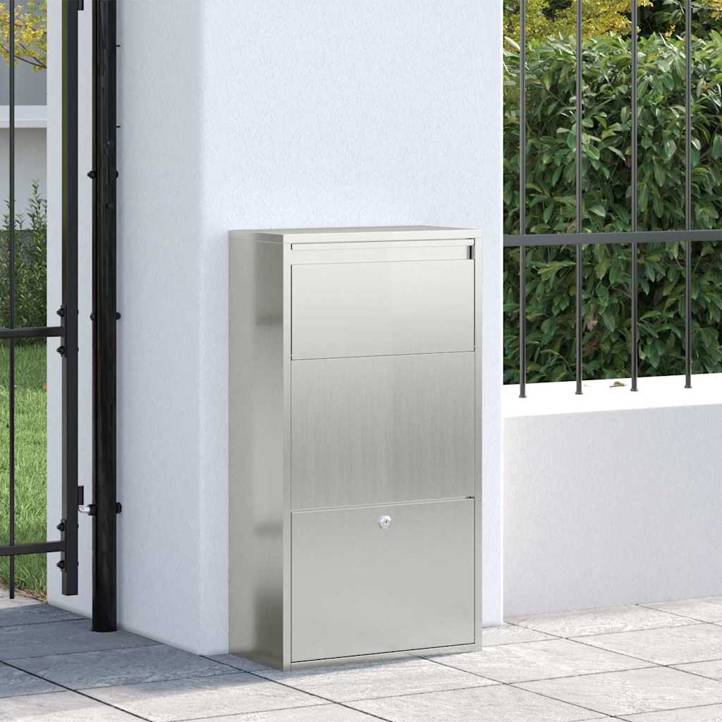 Pakiautomaat ladustamisega Hõbedane 44 x 22 x 82 cm Tsinkteras