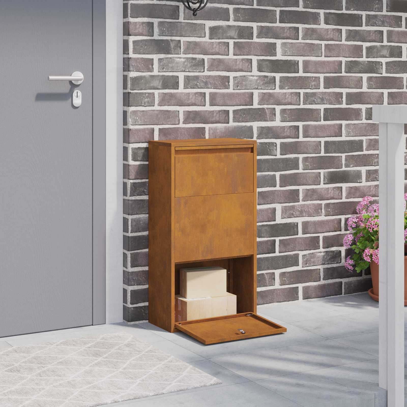 Pakiautomaat ladustamisega Rooste 44 x 22 x 82 cm terase tüüp