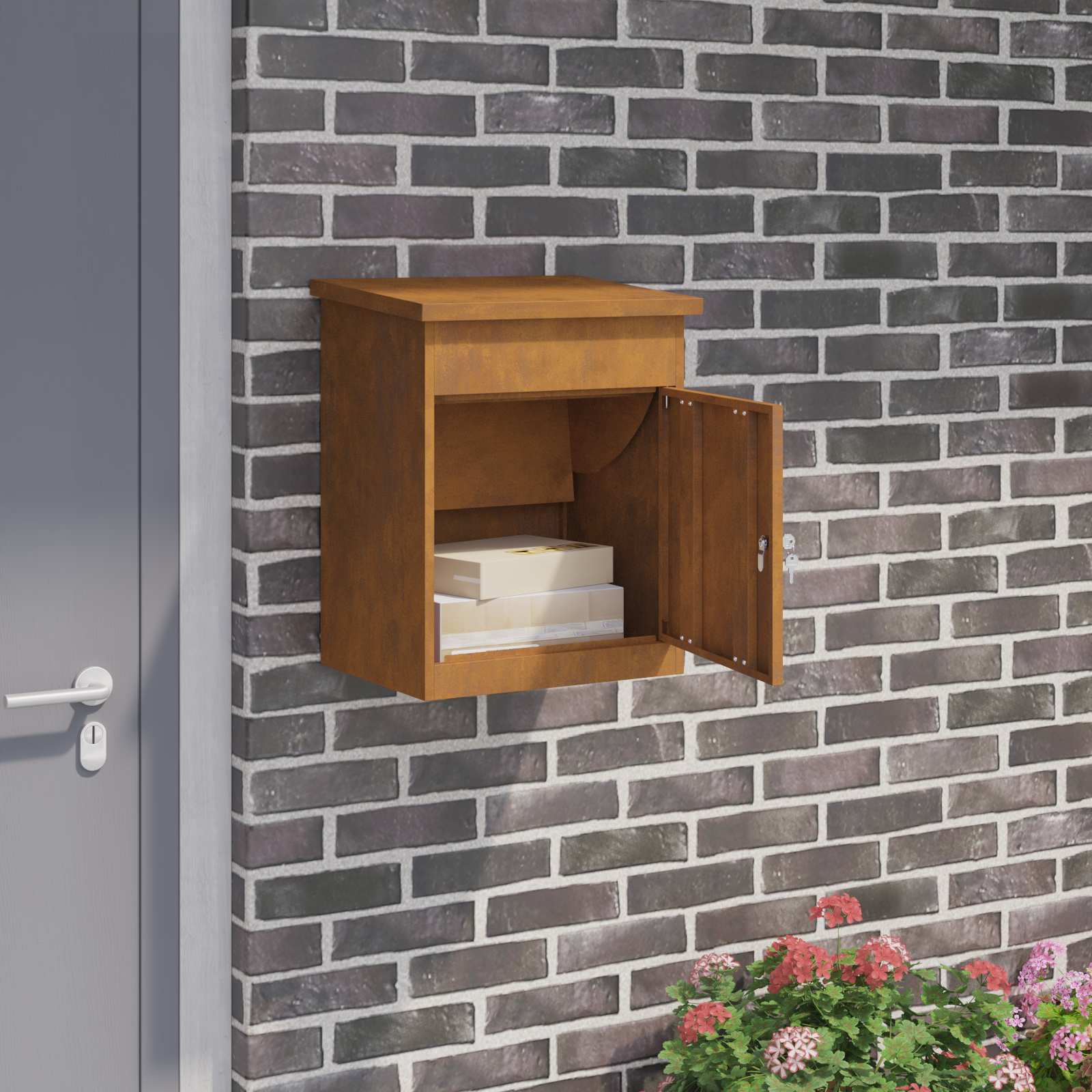Pakiautomaat ladustamisega Rooste 47,5 x 38 x 59 cm terase tüüp