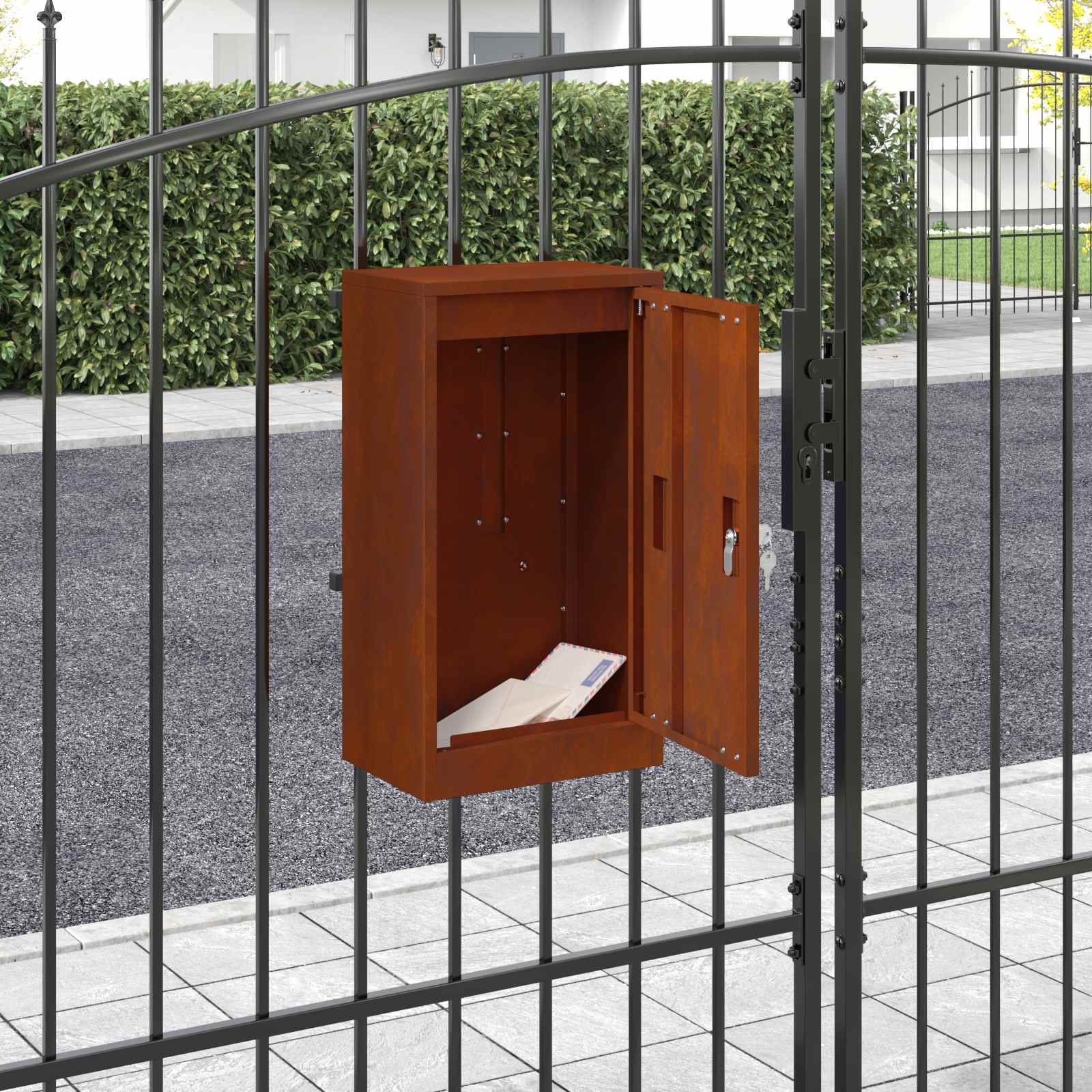 Postkast ladustamisega Rooste 30 x 20 x 55 cm terase tüüp