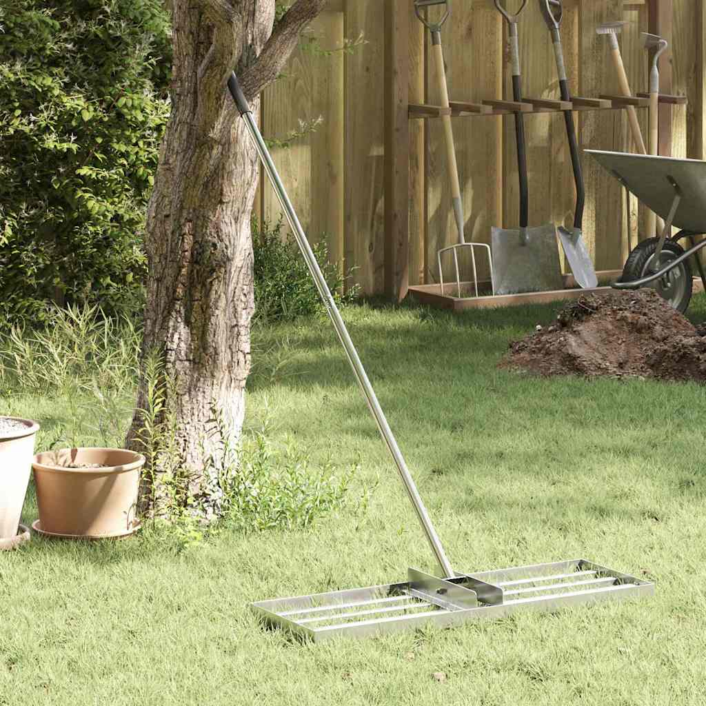 Aia tasanduse rehade Hõbedane 75 x 25 x 6 cm Roostevaba teras