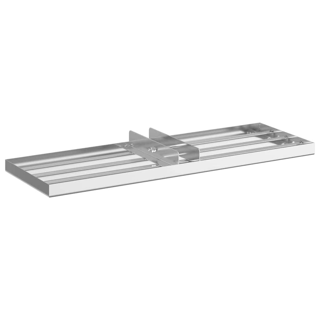 Aia tasanduse rehade Hõbedane 75 x 25 x 6 cm Roostevaba teras