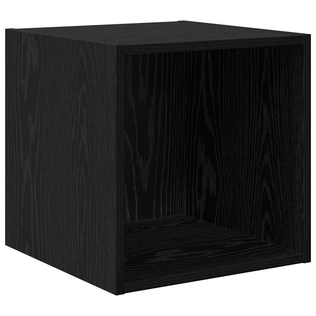 Seinekapp Seinale kinnitav Must tamm 37 x 37 x 37 cm Tehispuit
