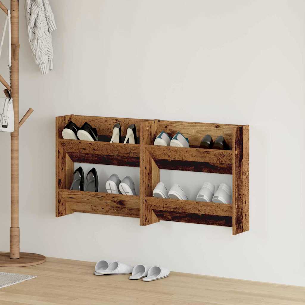 Kinga kapp 2 tk 60 x 18 x 60 cm Tehispuit Vana puit