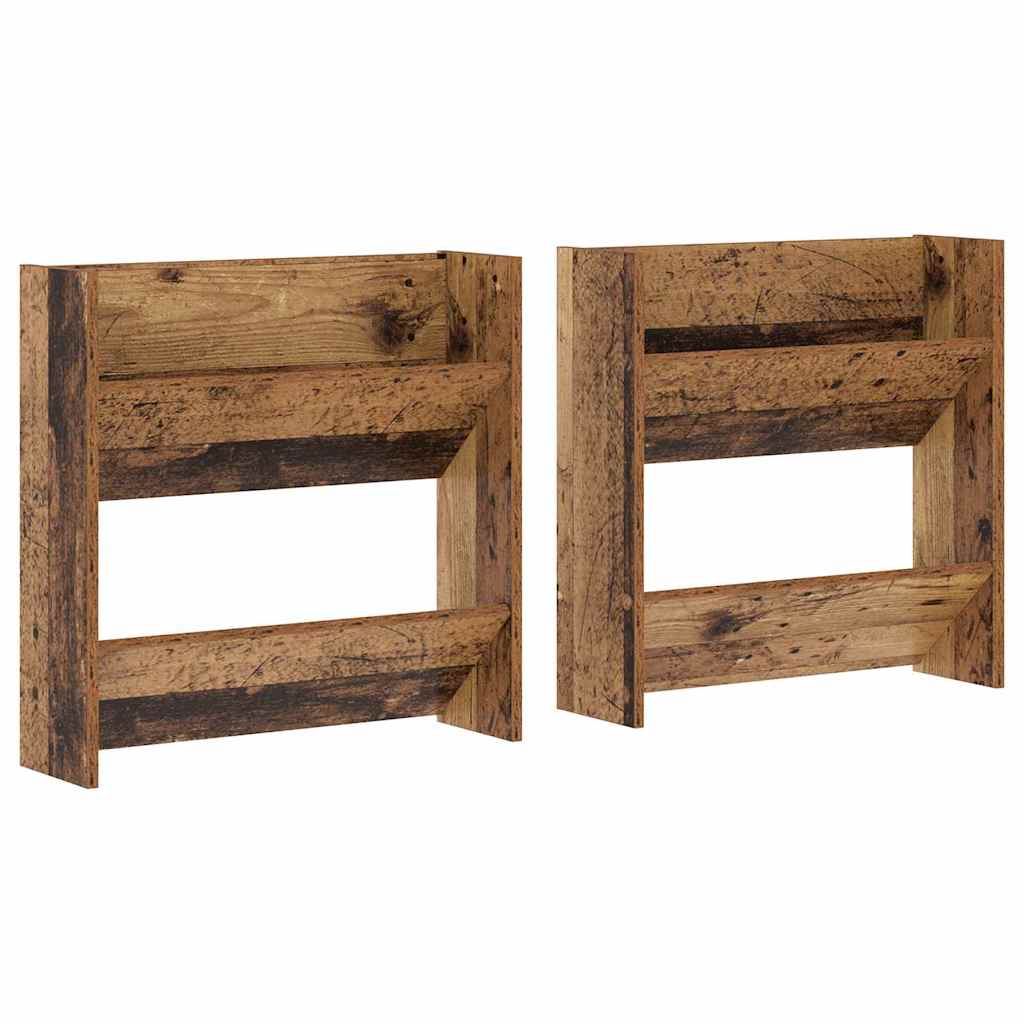 Kinga kapp 2 tk 60 x 18 x 60 cm Tehispuit Vana puit