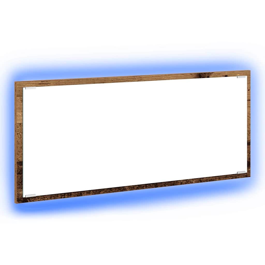 Peegel Vana puit 90 x 8,5 x 37 cm Tehispuit