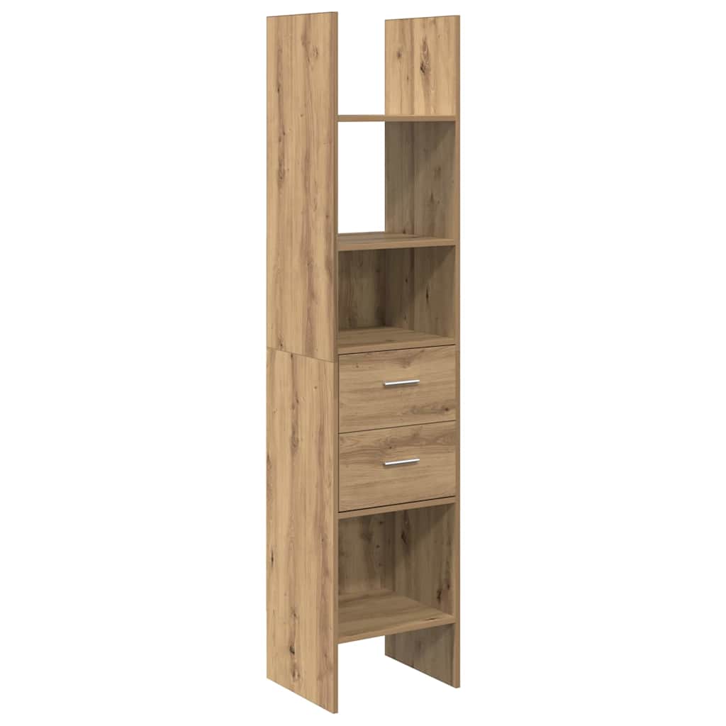 Raamaturiiul 2 tasandit 40 x 35 x 180 cm Tehispuit käsitöötamm