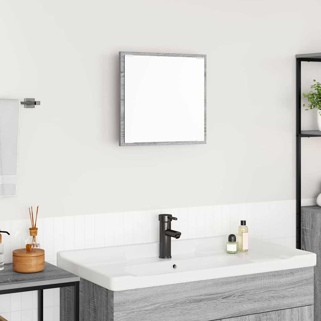 LED vannitoa peegel Hall Sonoma 40 x 37 x 8.5 cm Tehispuit