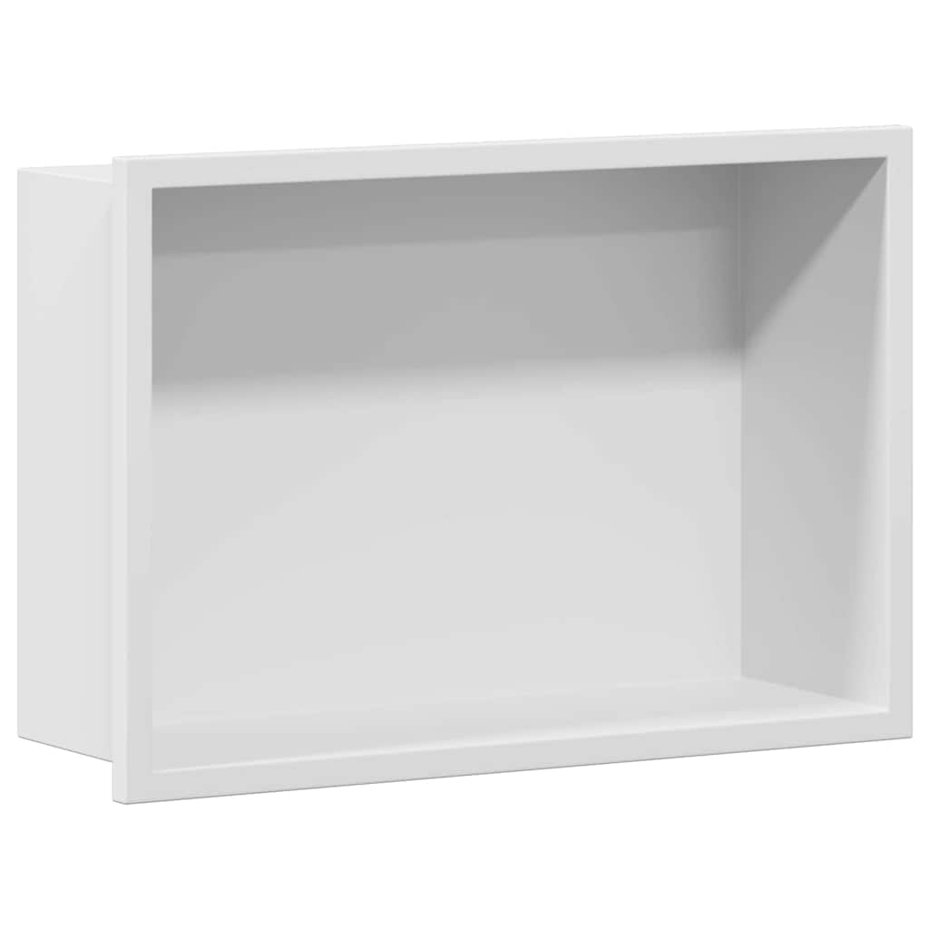 Dušinurk Valge 30 x 20 x 9,5 cm Roostevaba teras