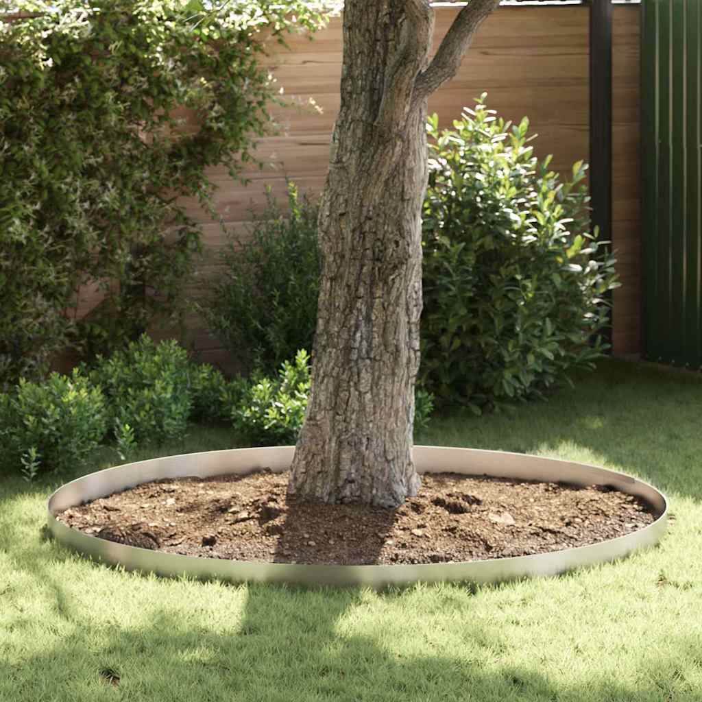 Murupiire 4 tk 450 x 15 cm Roostevaba teras Hõbedane