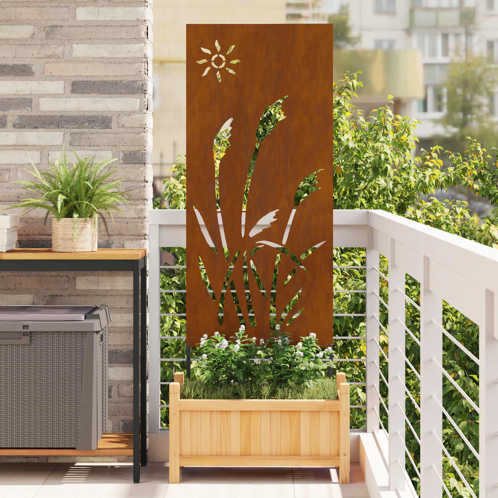 Aia privaatsuse kate Rooste 50 x 140 cm terase tüüp
