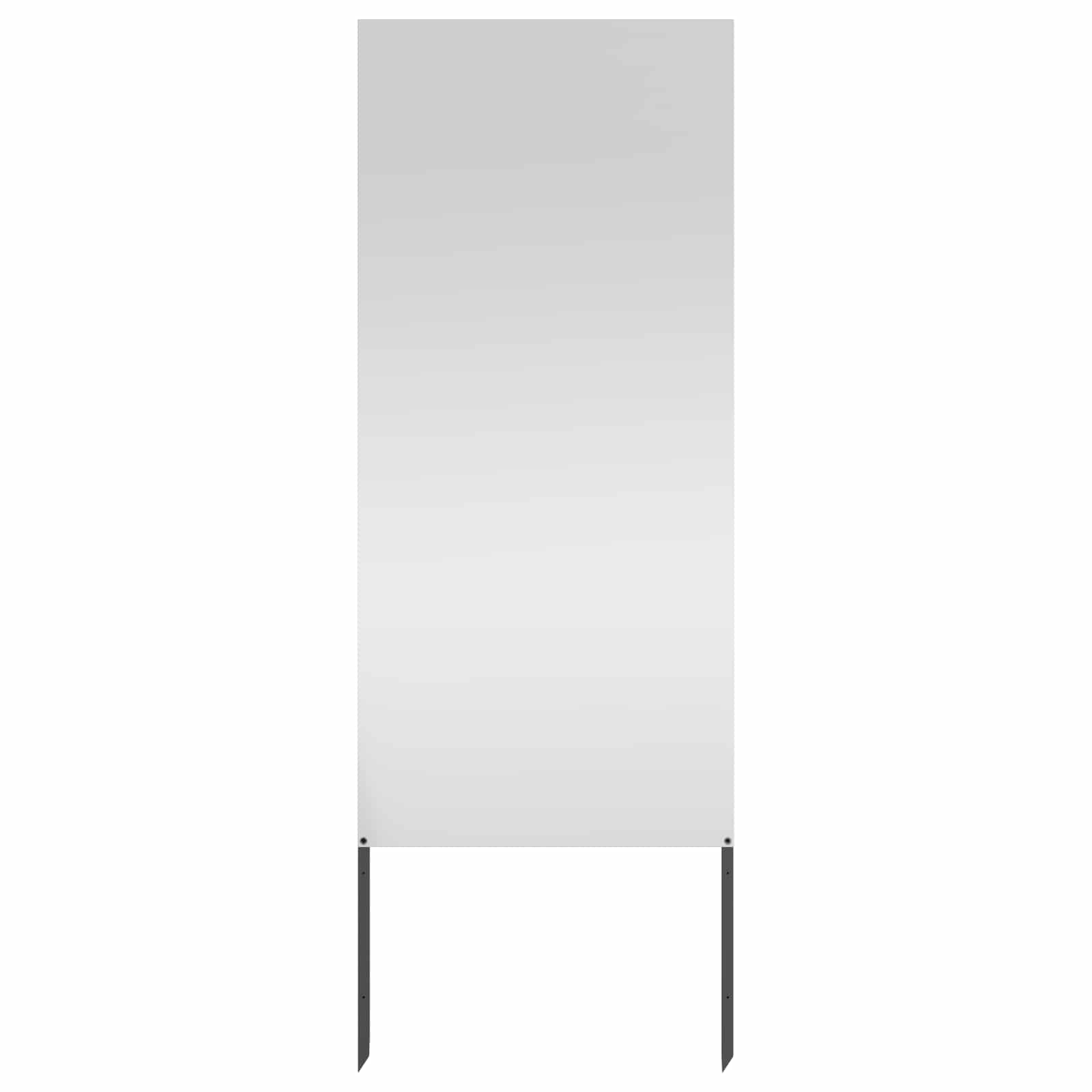 Aia privaatsuse kate Hõbedane 50 x 140 cm Tsingitud teras