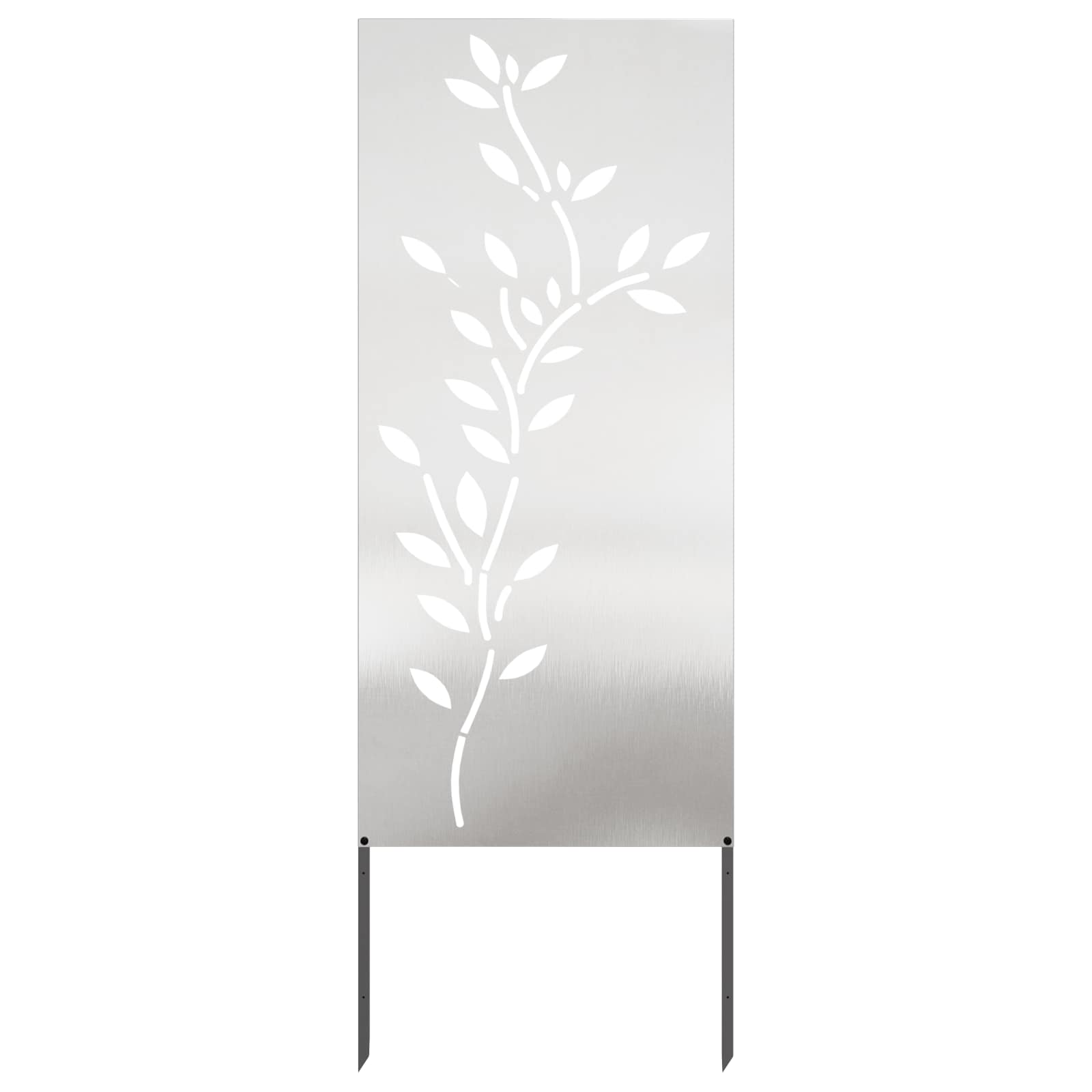 Aia privaatsuse kate Hõbedane 50 x 140 cm Roostevaba teras