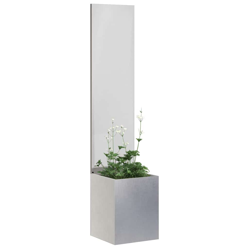 Aia privaatsuse kate Hõbe 32 x 32 x 150 cm Roostevaba teras