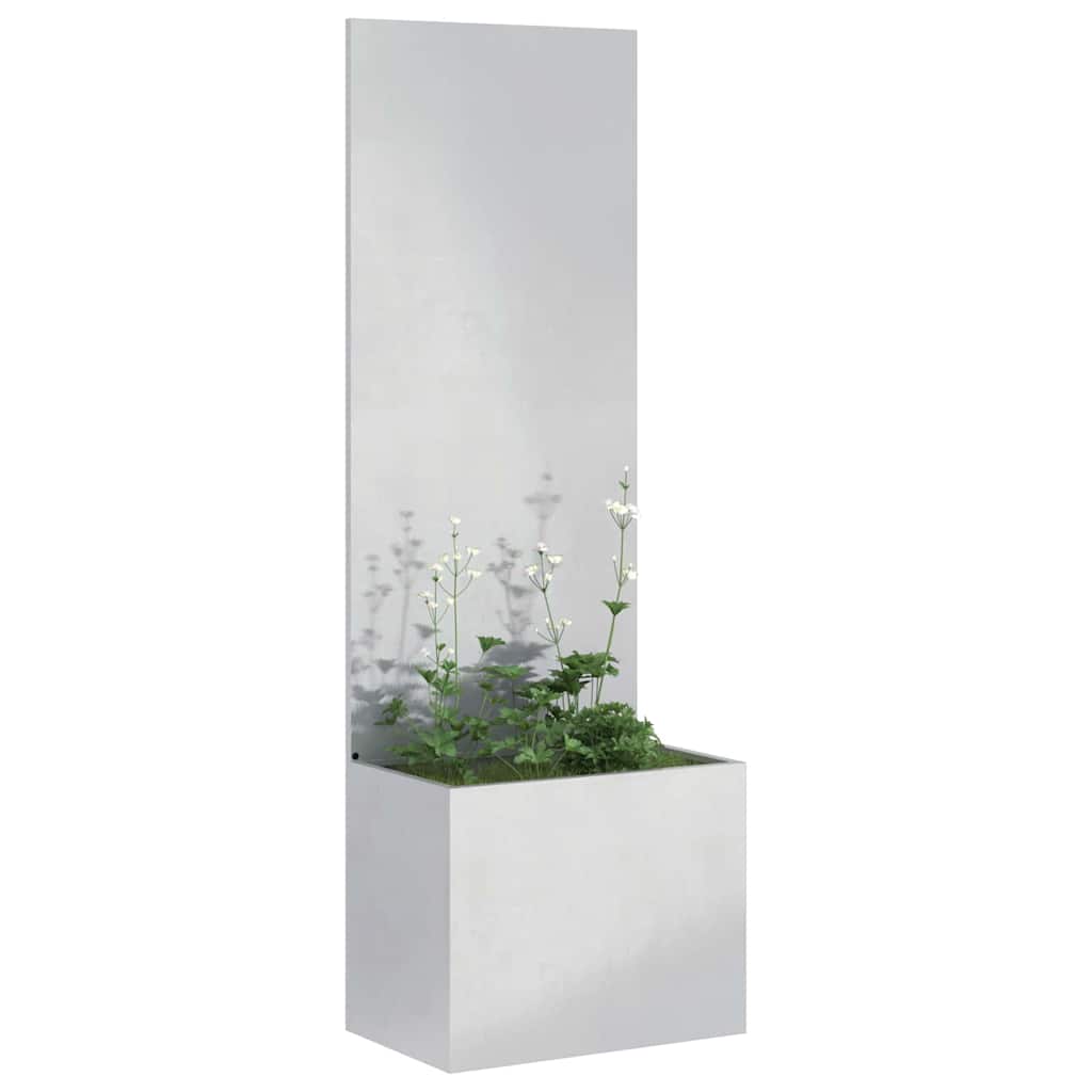 Aia privaatsuse kate Hõbe 50 x 32 x 150 cm Roostevaba teras