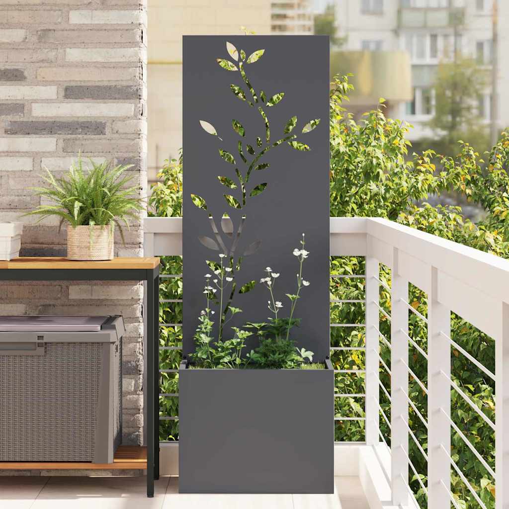Aia privaatsuse kate Lilled Antratsiit 50 x 32 x 150 cm