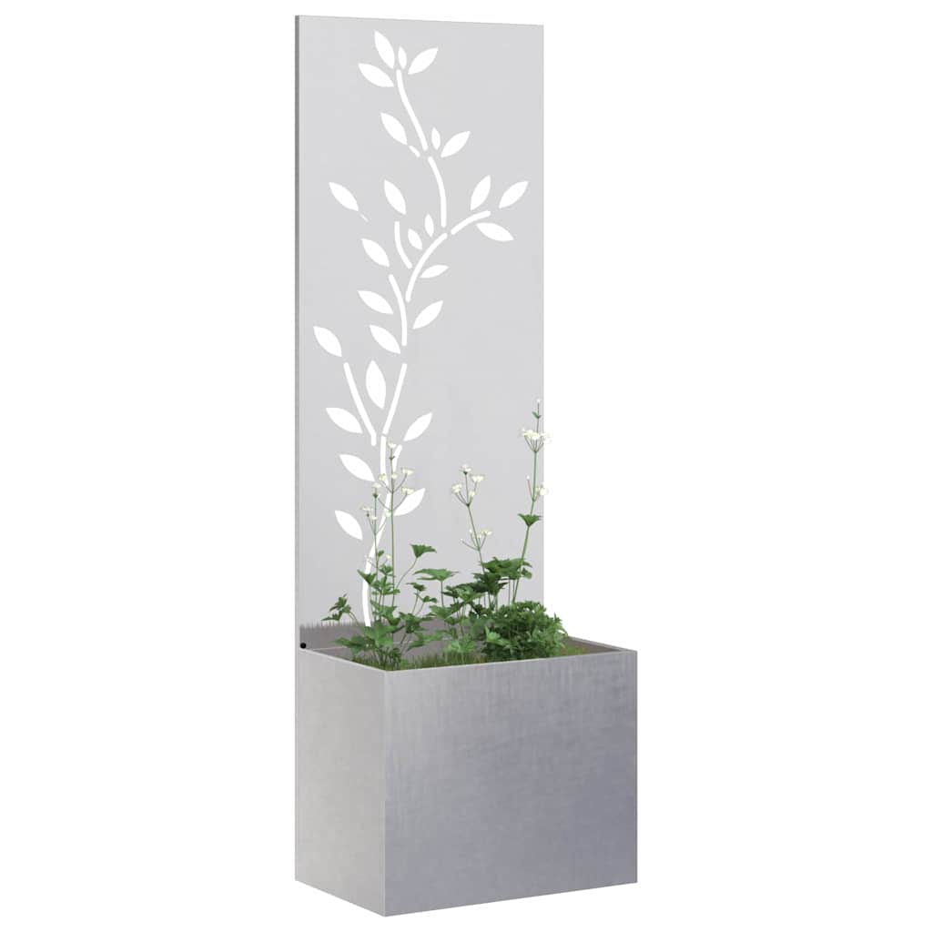 Aia privaatsuse kate Hõbe 50 x 32 x 150 cm Roostevaba teras