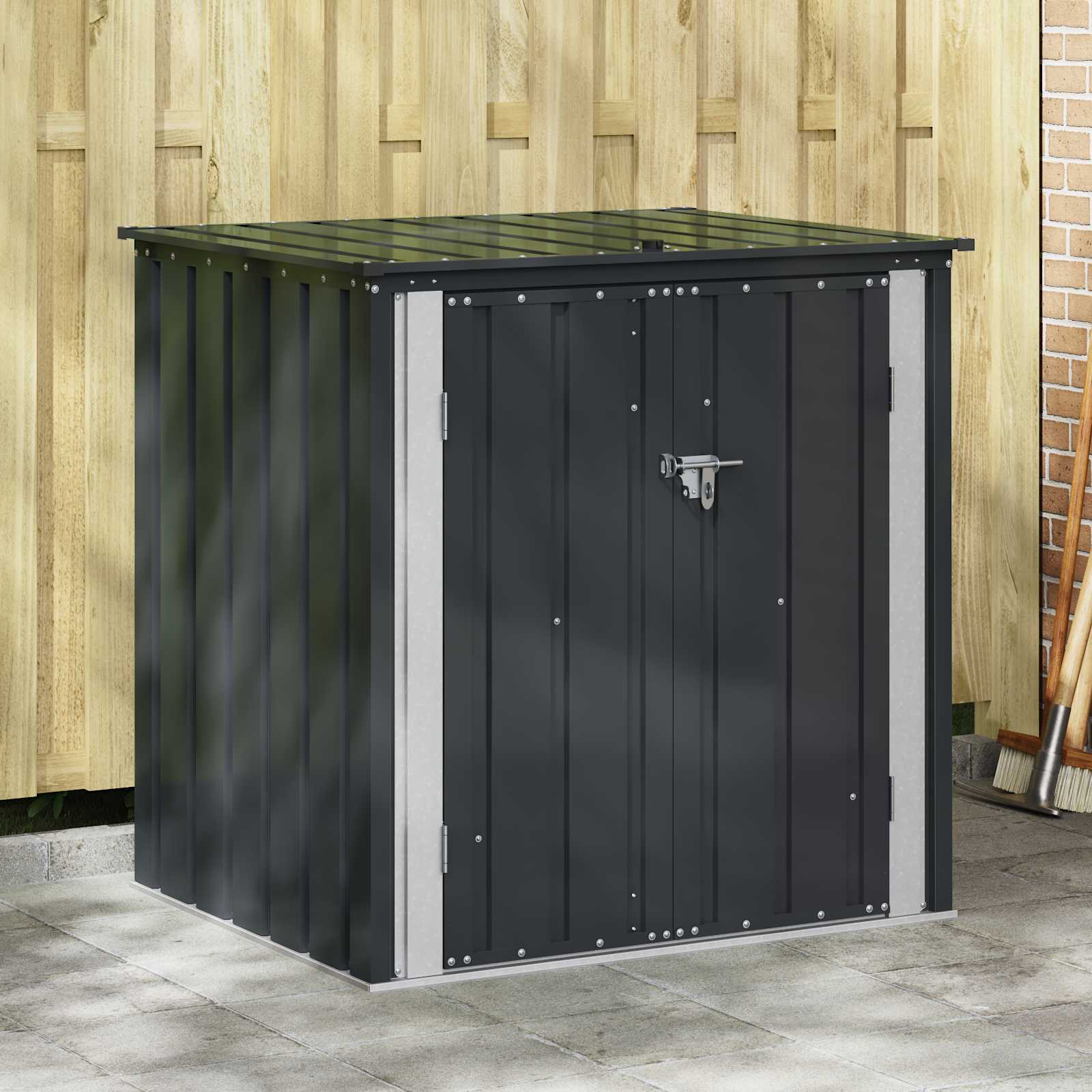 Aia Salvestuskast Must 101,5 x 82 x 100 cm Teras