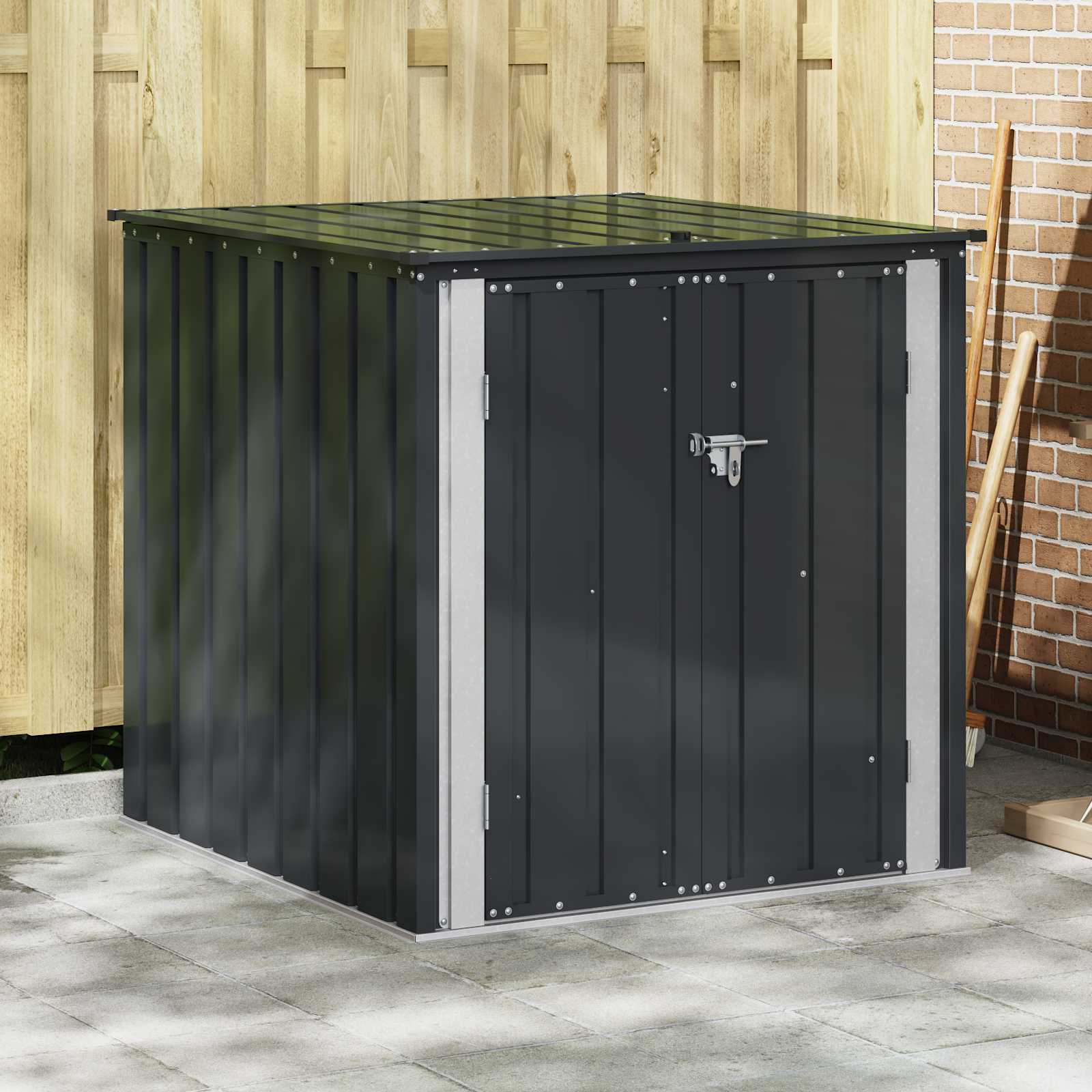 Aia Salvestuskast Must 101,5 x 107 x 100 cm Teras