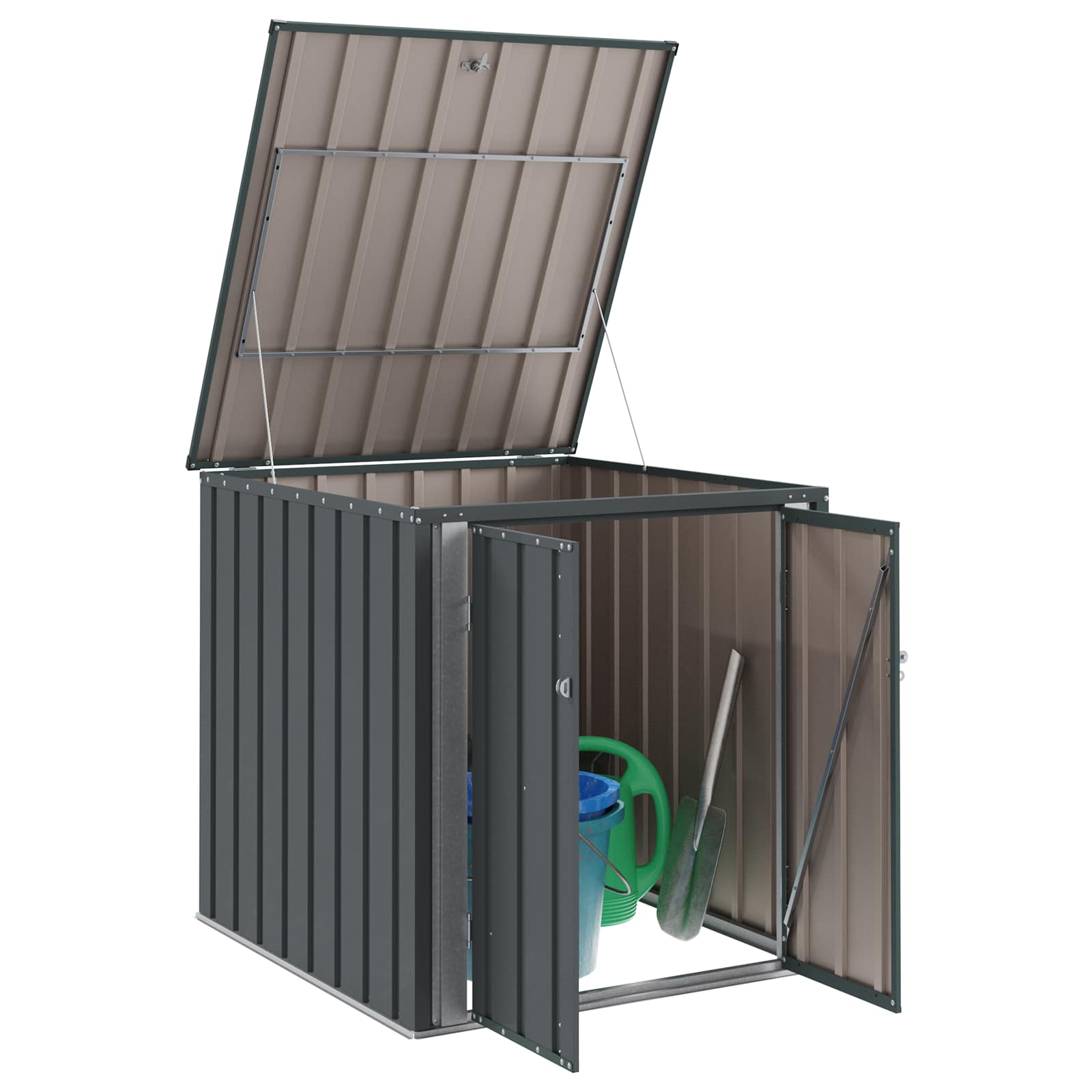 Aia Salvestuskast Must 101,5 x 107 x 100 cm Teras