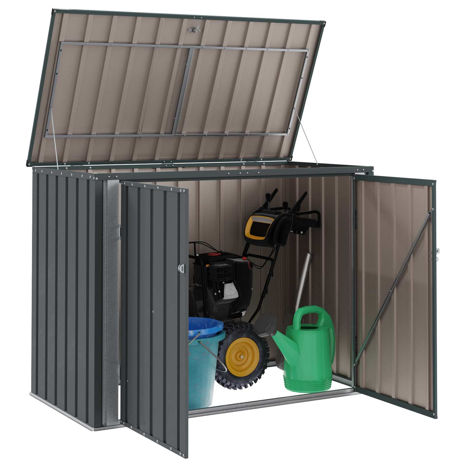 Aia Salvestuskast Must 151,5 x 82 x 110,5 cm Teras