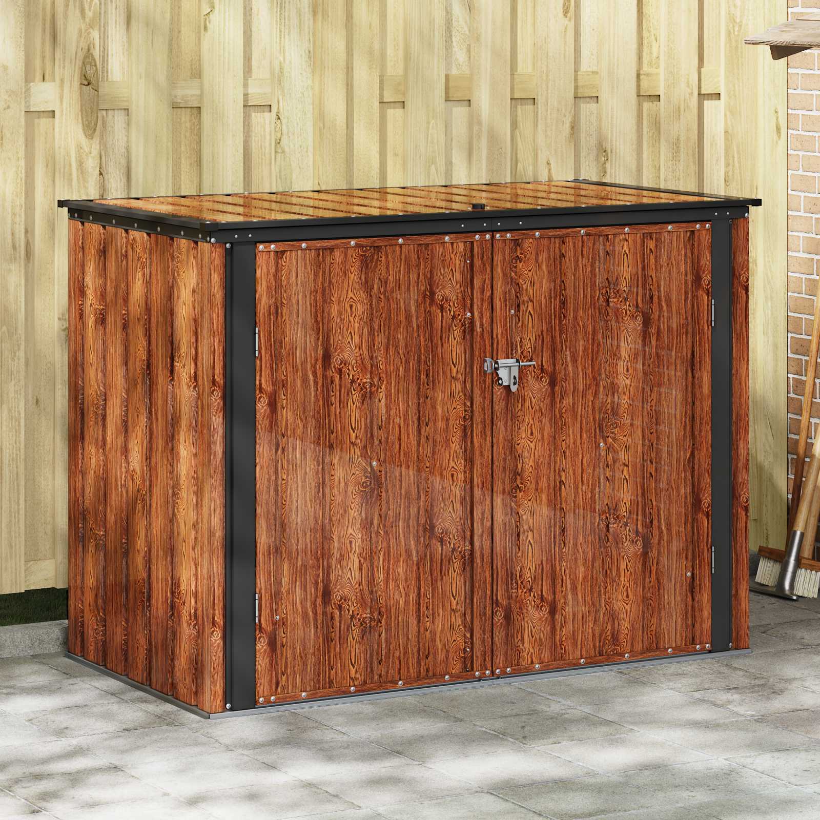 Aia Salvestuskast Pruun 151,5 x 82 x 110,5 cm Teras
