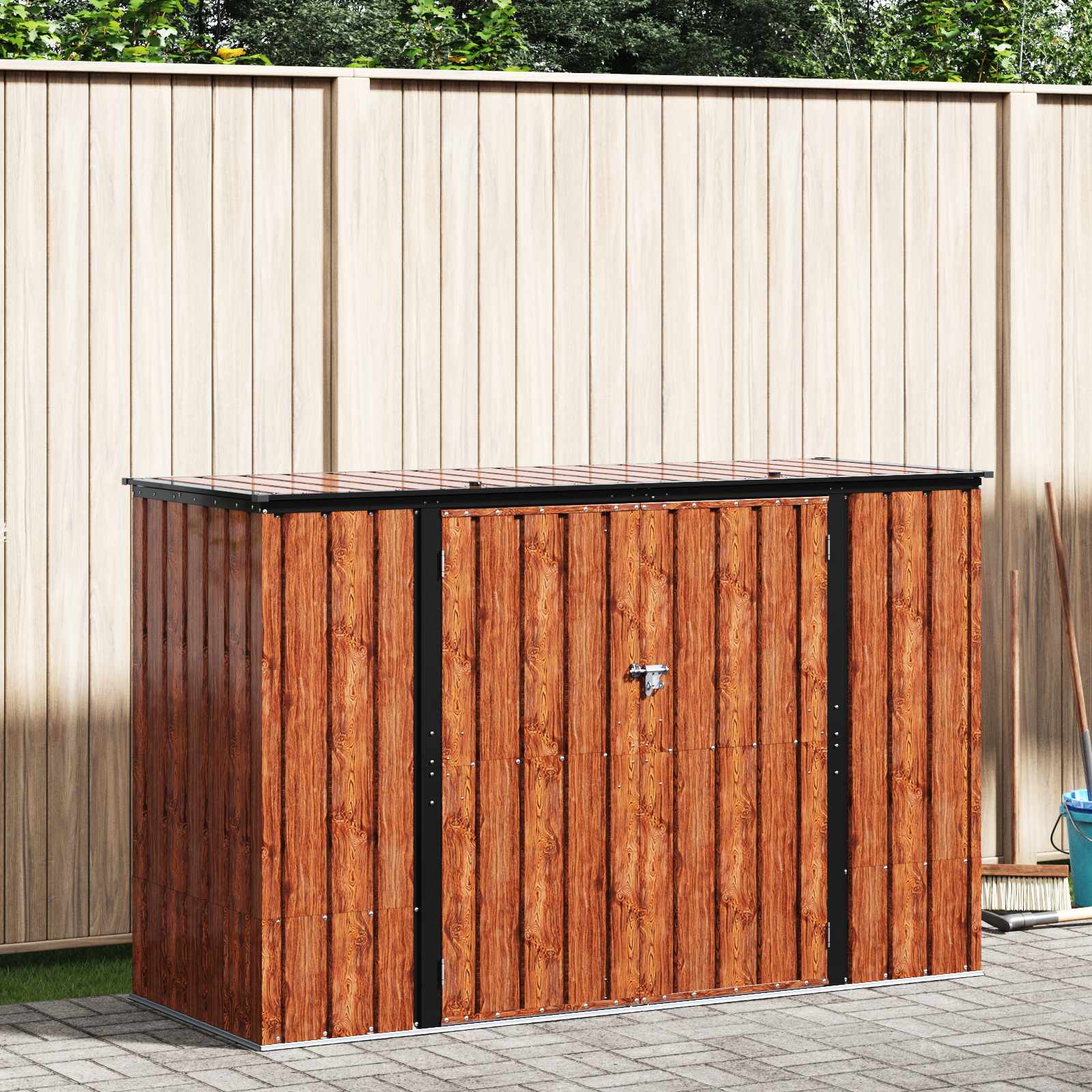 Aia Salvestuskast Pruun 214 x 82 x 132 cm Teras