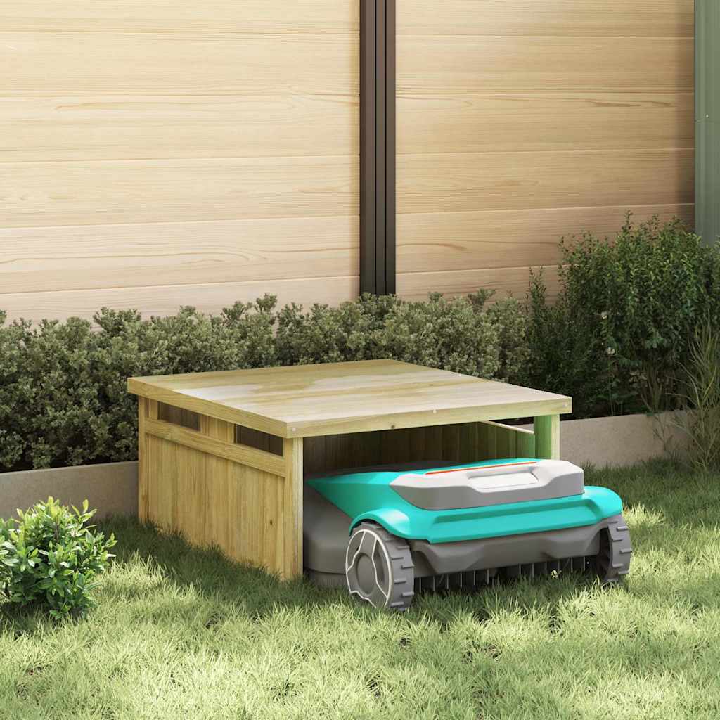 Muru niiduki garaaž Pruun 73.5 x 81.5 x 38.5 cm Immutatud kuusk