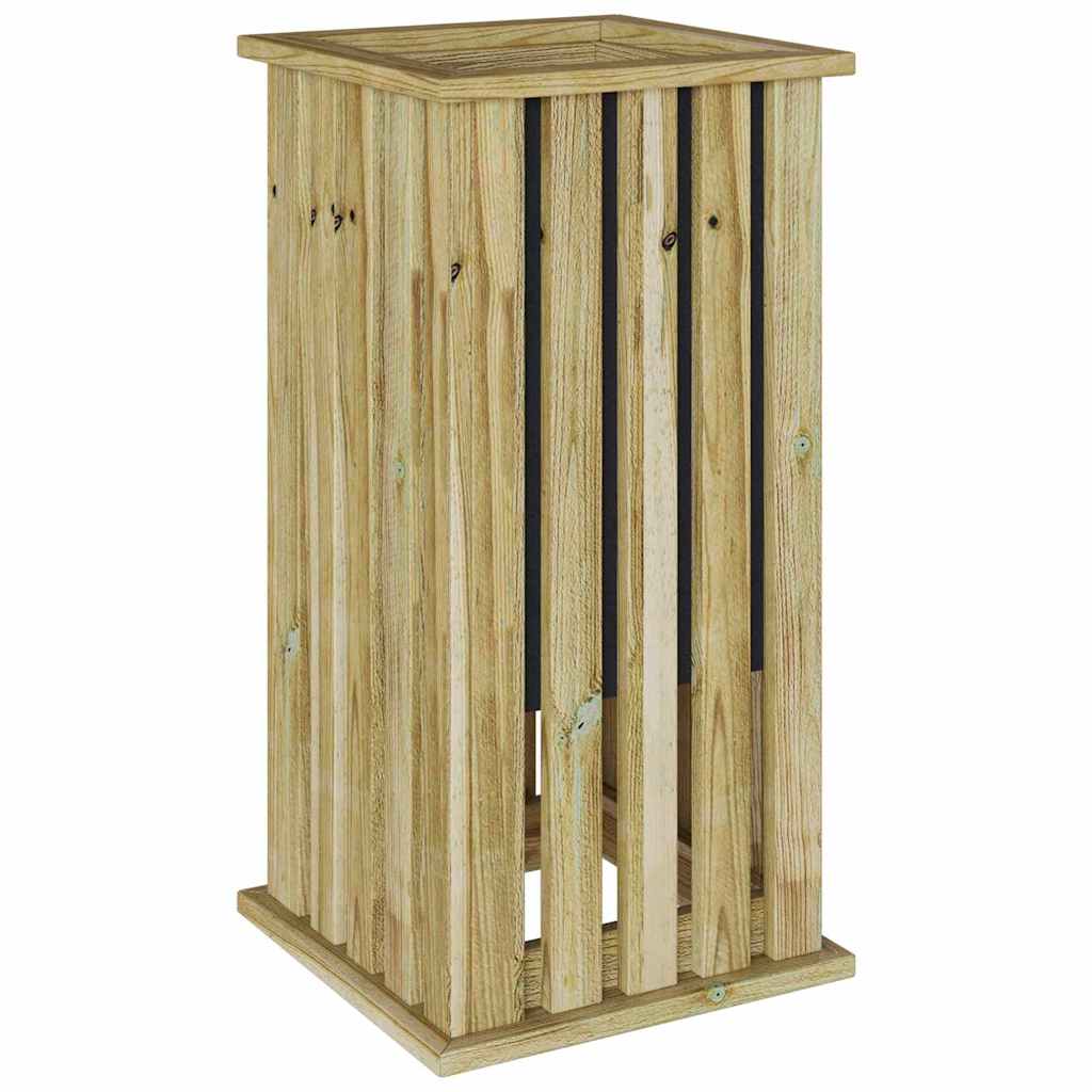 Istmik kastid Pruun 33 x 33 x 65 cm Immutatud männipuit