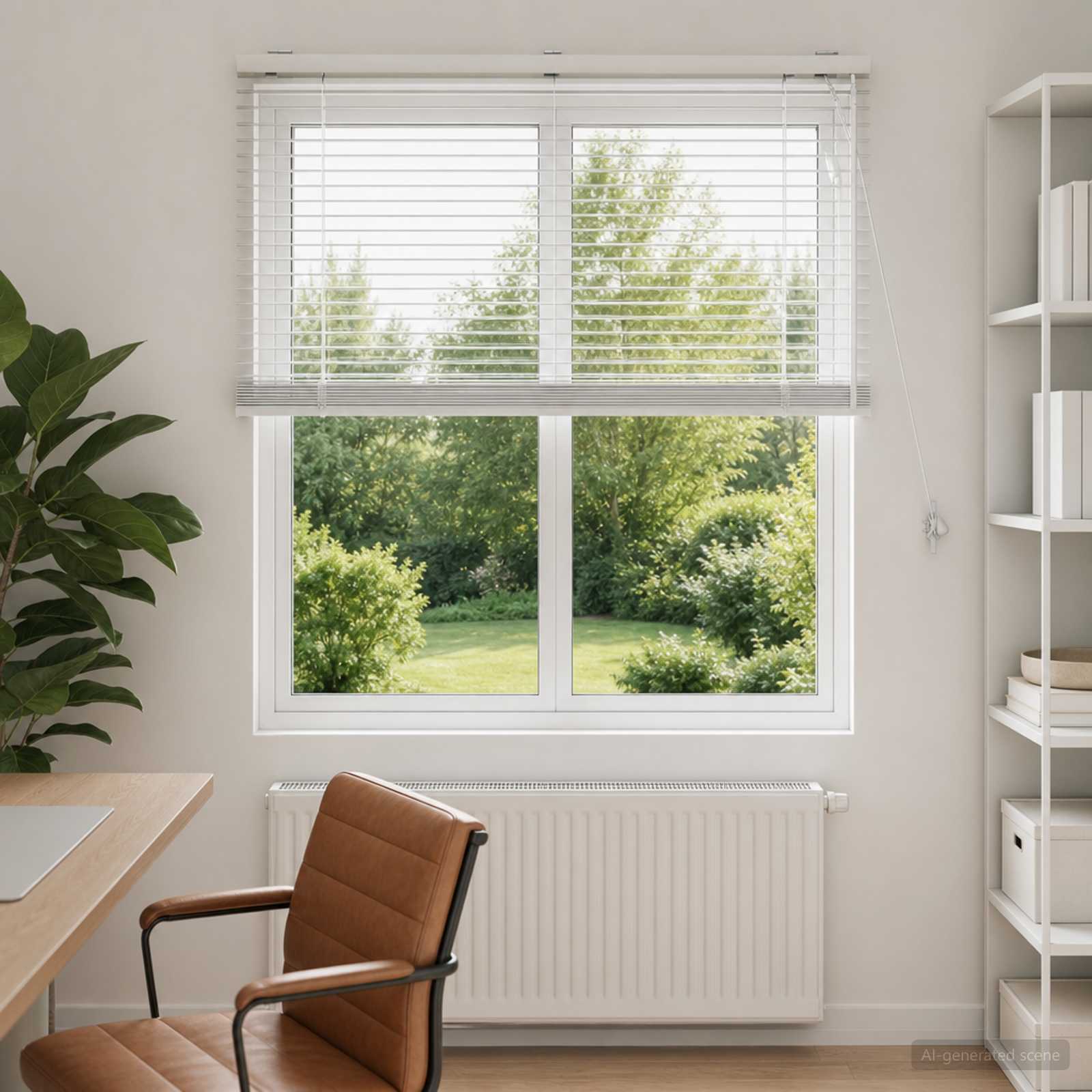 Veneetsia rulo Valge 100 x 130 cm 35 mm
