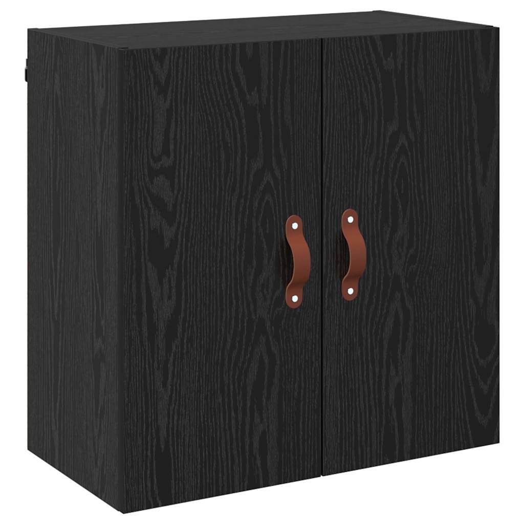 Seinekapp 60 x 31 x 60 cm Tehispuit Must tamm