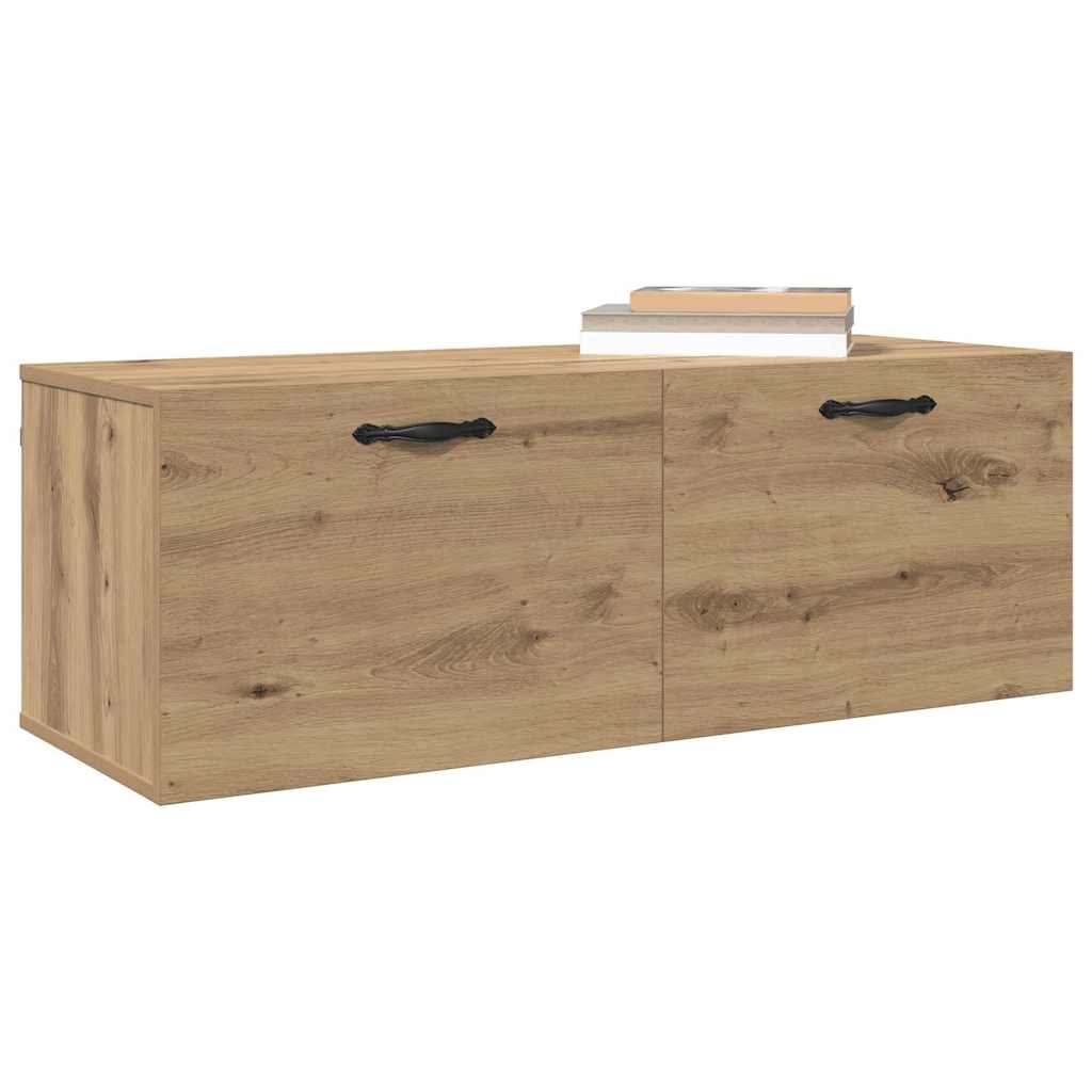 Seinale kinnitatav kapp 100 x 36,5 x 35 cm Tehispuit Käsitööpuu