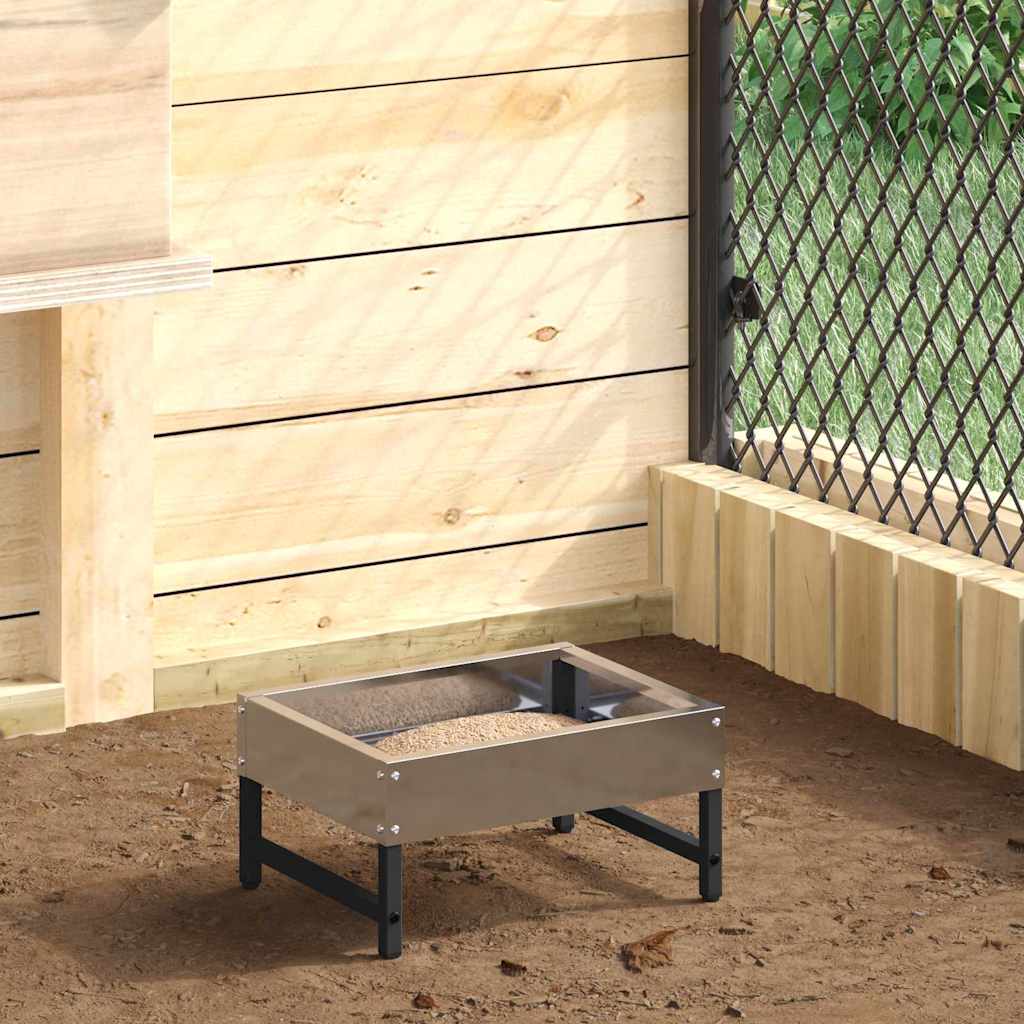 Linde söötja Hõbedane 80 x 28 x 13.5 cm Tsinkteras