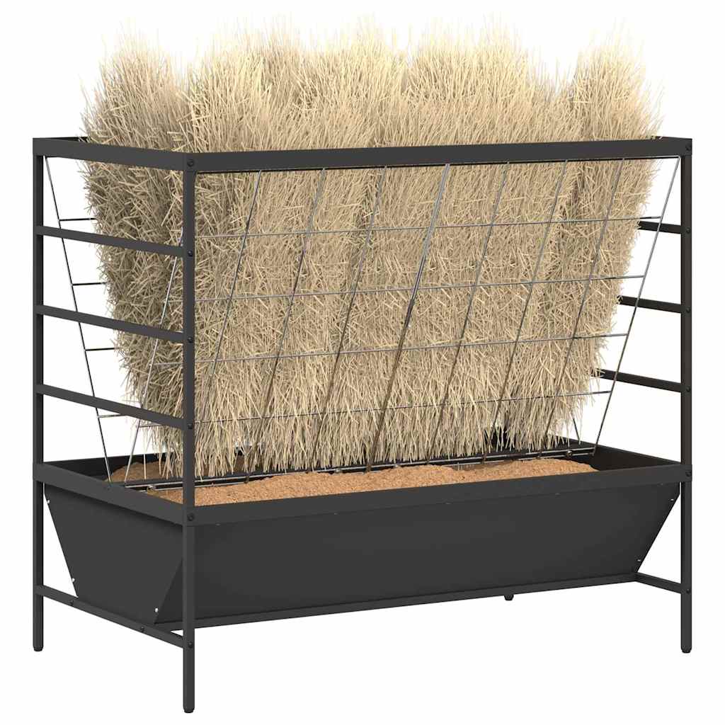 Loomade toitja Must 100 x 60 x 90 cm 15 kg Külmvalsitud teras