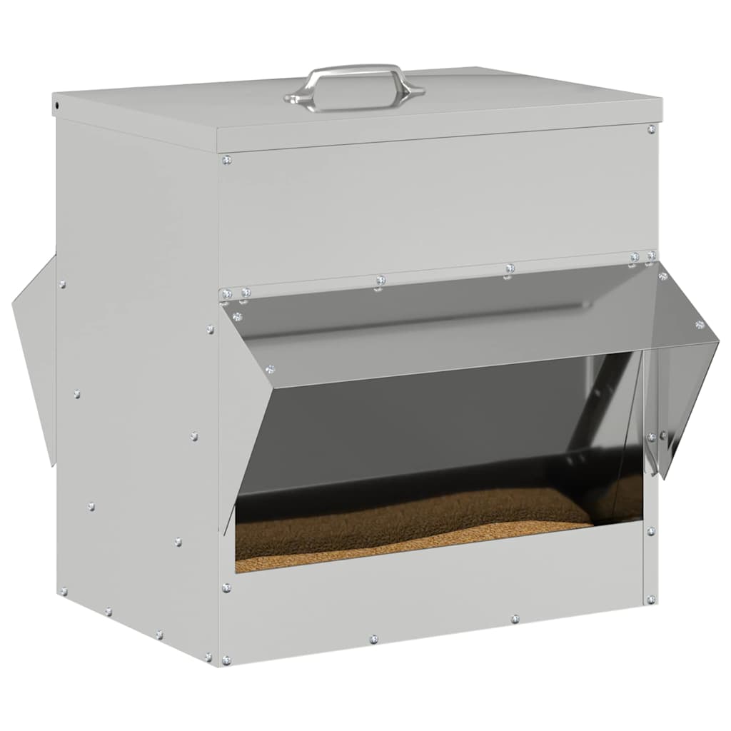 Kanali feeder Hõbedane 40,5 x 45 x 41 cm 20 kg Tsingitud teras