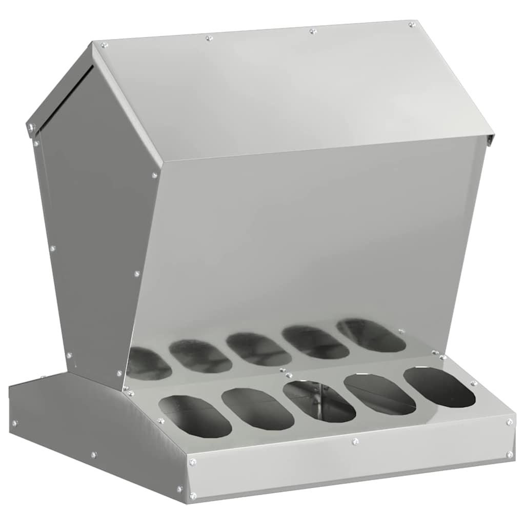 Kanali feeder Hõbedane 40 x 40 x 45 cm Tsinkteras
