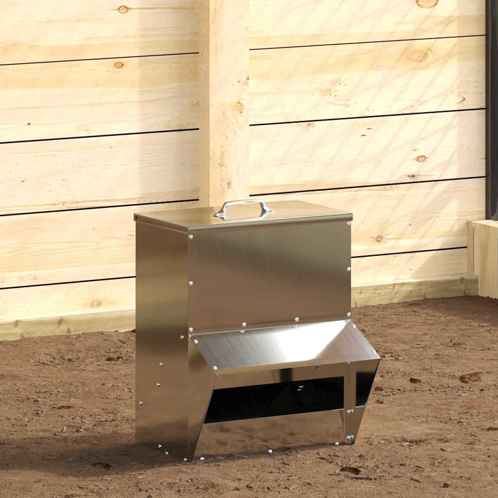Kanali feeder Hõbedane 20 x 25 x 35 cm Tsinkteras