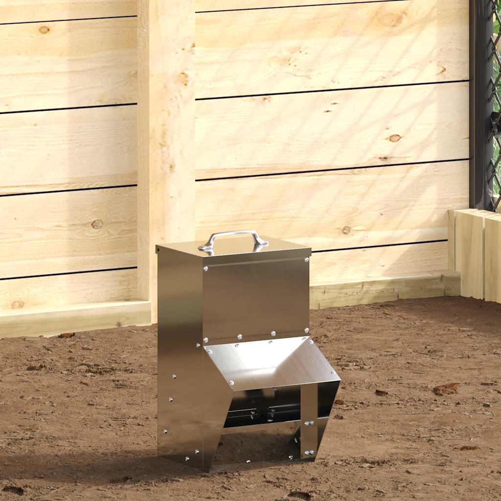 Kanali feeder Hõbedane 20 x 25 x 35 cm Tsinkteras