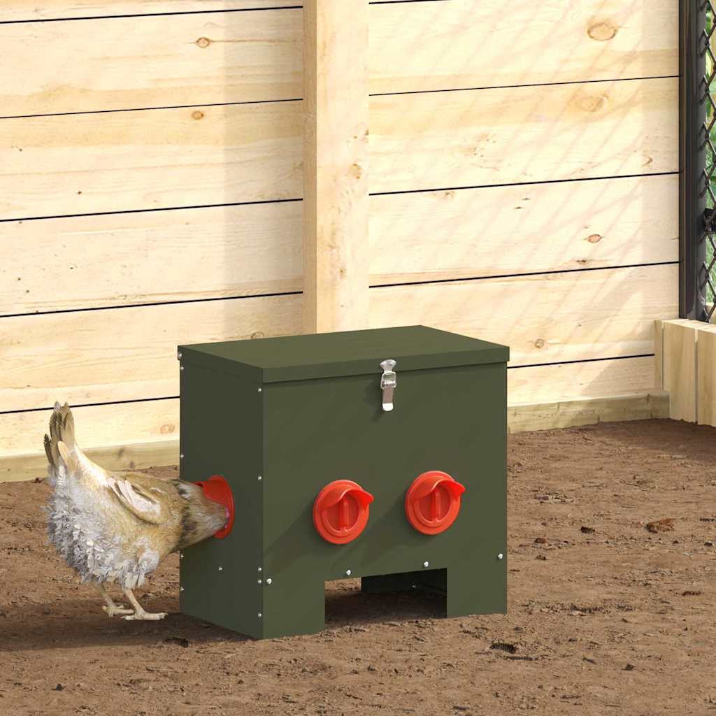 Kanali feeder 2 Oliiviroheline 40,5 x 25 x 38 cm 20 kg