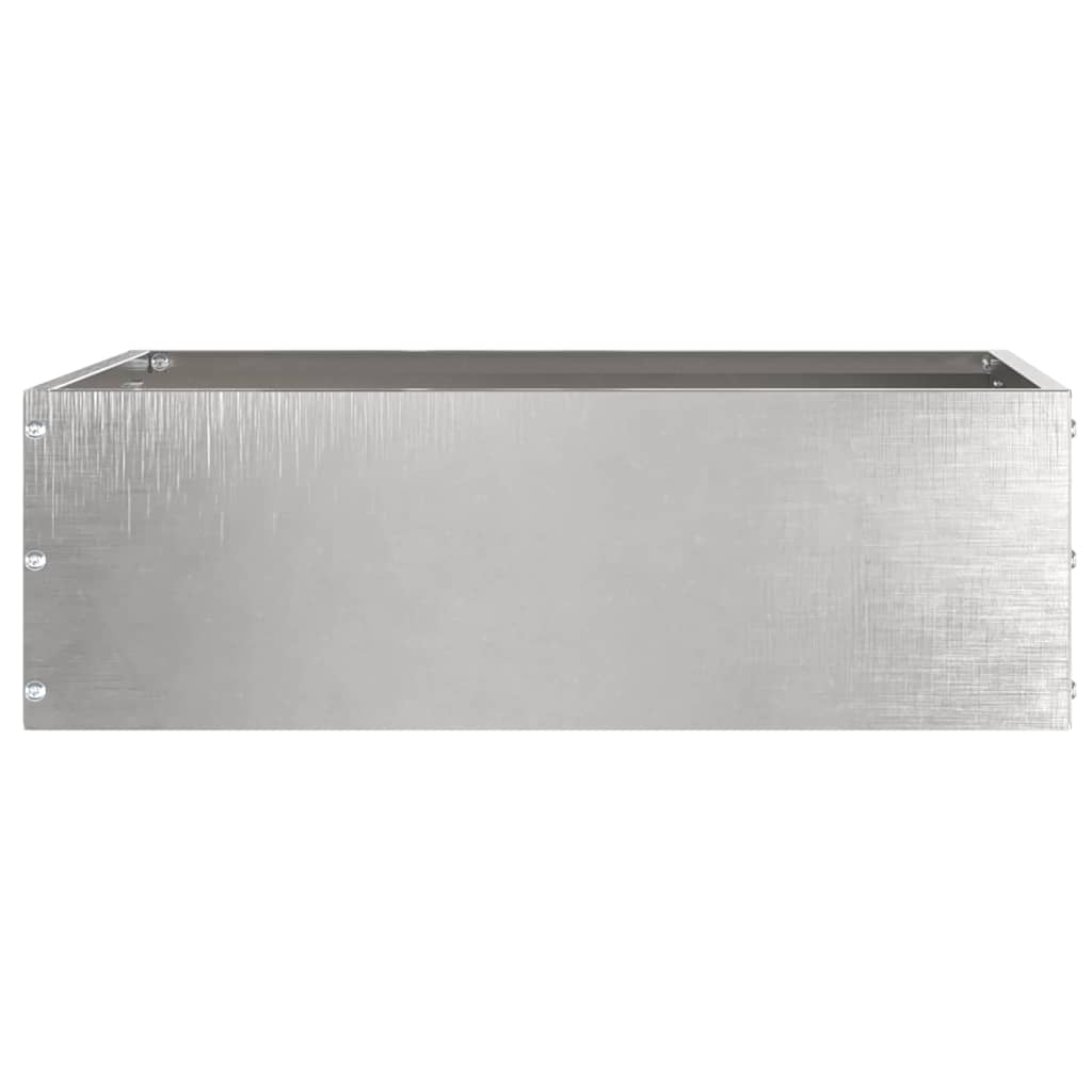 Murupiire 40 x 40 x 13 cm Roostevaba teras Hõbedane