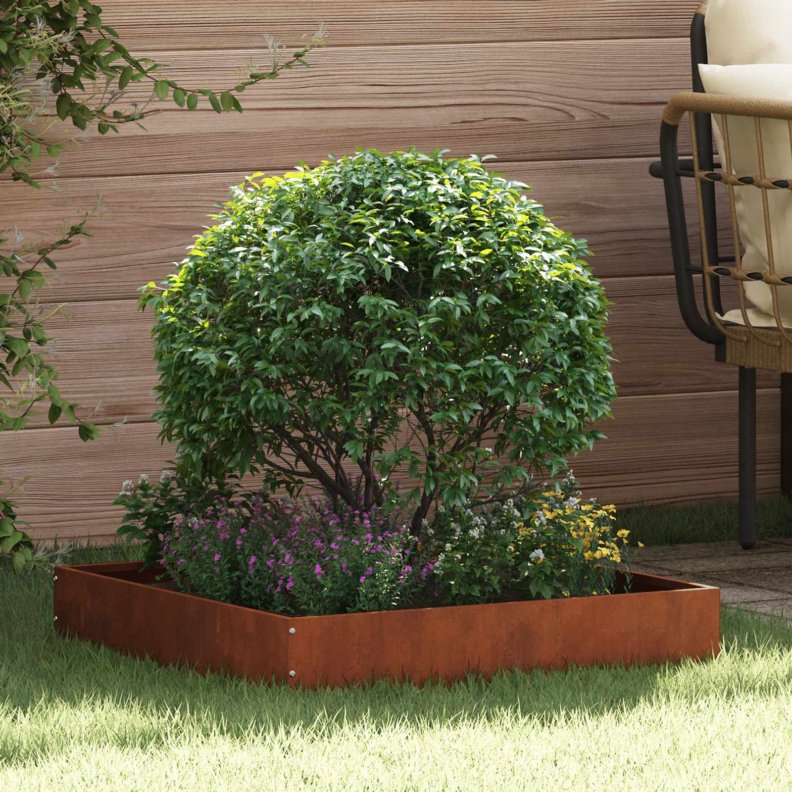 Murupiire 60 x 60 x 13 cm Rooste