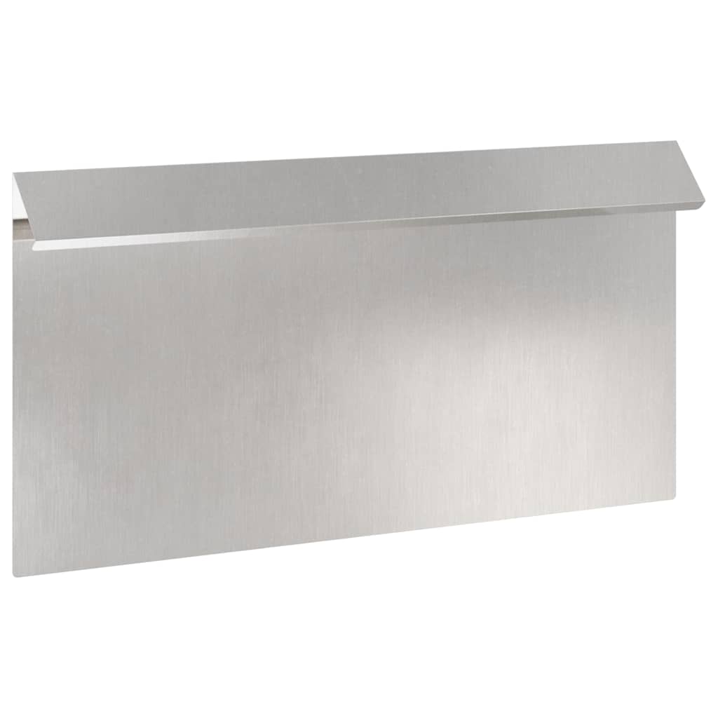 Ükssarviku aed 16 tk 50 x 3,5 x 25 cm Roostevaba teras Hõbedane